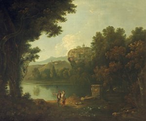 Aan de Tiber bij Rome