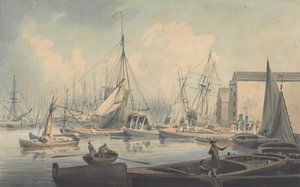 Schepen en pakhuizen