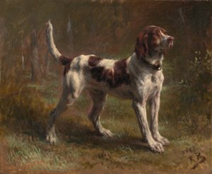 Een Limier Briquet Hound, ca. 1856