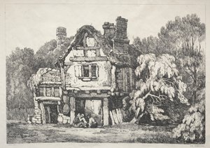 Een Serie Oude Gebouwen en Landelijke Huisjes in het Noorden van Engeland: Bij Ashbourn