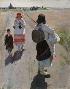 Aan het werk, 1895