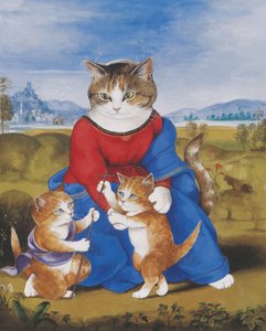 Illustratie uit Cats Galore! A Compendium of Cultured Cats (pub. 2015)