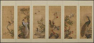 Vogels en bloemen
