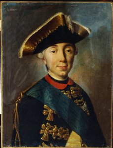 Portret van tsaar Peter III van Rusland