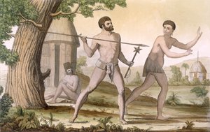 Inwoners van Nieuw-Caledonië, uit 