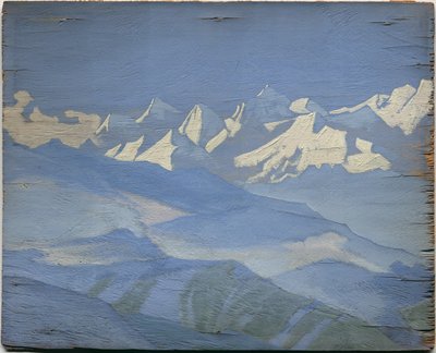 Himalaya, 1928 door Nicholas Roerich